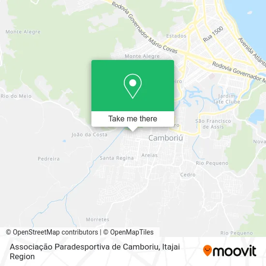 Associação Paradesportiva de Camboriu map