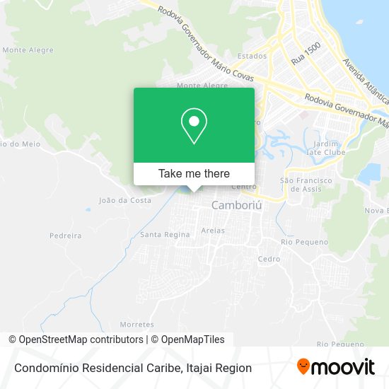 Condomínio Residencial Caribe map