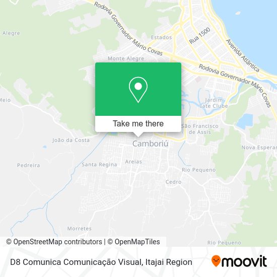 D8 Comunica Comunicação Visual map