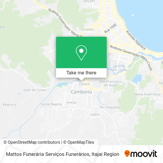 Mattos Funerária Serviços Funerários map