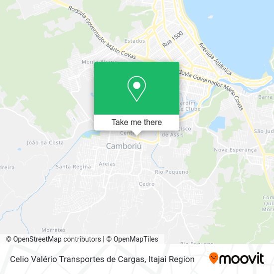 Celio Valério Transportes de Cargas map