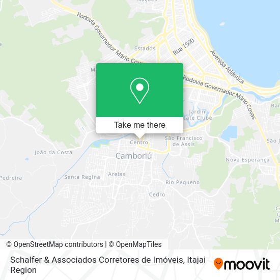 Schalfer & Associados Corretores de Imóveis map