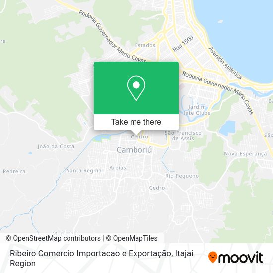 Ribeiro Comercio Importacao e Exportação map