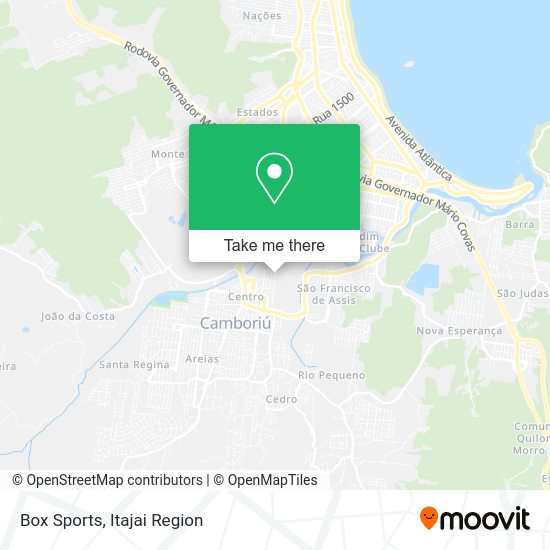 Box Sports map