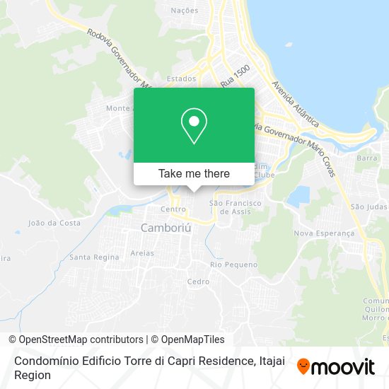 Condomínio Edificio Torre di Capri Residence map