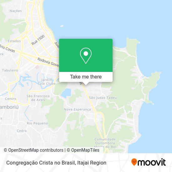 Congregação Crista no Brasil map
