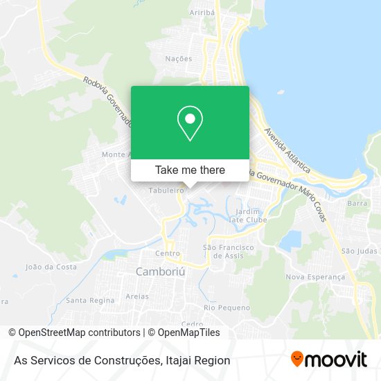 As Servicos de Construções map