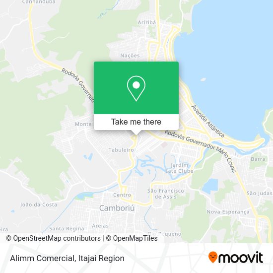 Alimm Comercial map