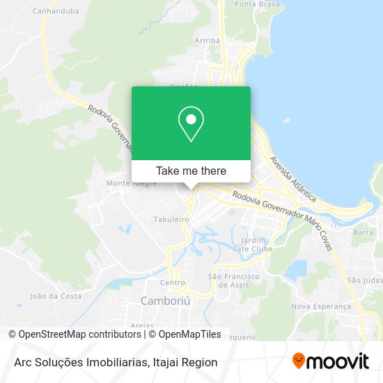 Arc Soluções Imobiliarias map
