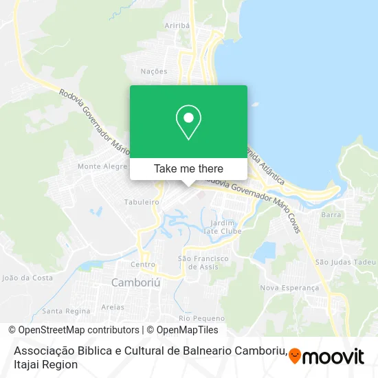 Associação Biblica e Cultural de Balneario Camboriu map