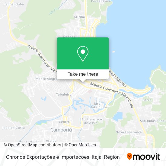 Chronos Exportações e Importacoes map