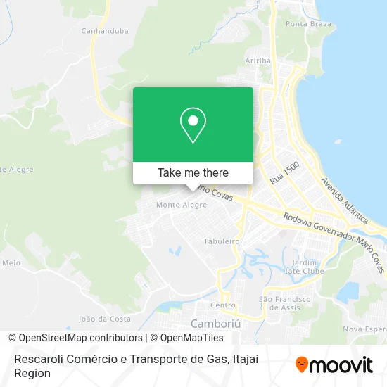 Rescaroli Comércio e Transporte de Gas map