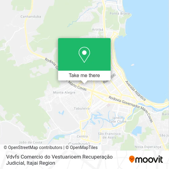 Vdvfs Comercio do Vestuarioem Recuperação Judicial map