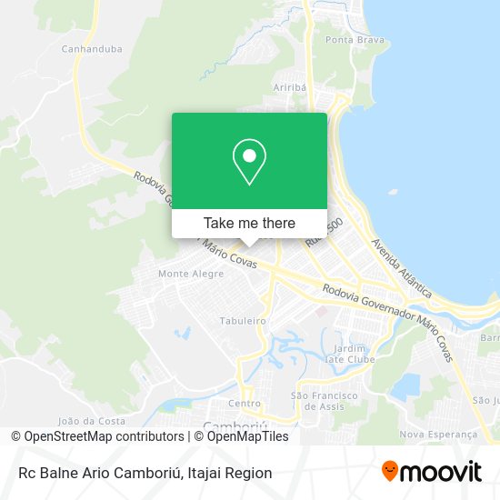 Rc Balne Ario Camboriú map