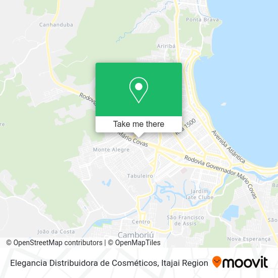 Elegancia Distribuidora de Cosméticos map