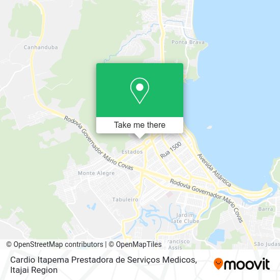 Cardio Itapema Prestadora de Serviços Medicos map