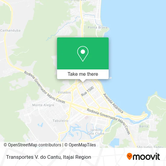 Transportes V. do Cantu map