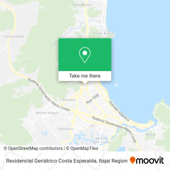 Residencial Geriátrico Costa Esperalda map