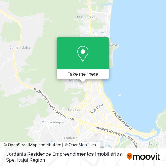 Jordania Residence Empreendimentos Imobiliários Spe map