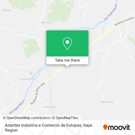 Adantex Indústria e Comercio de Estopas map