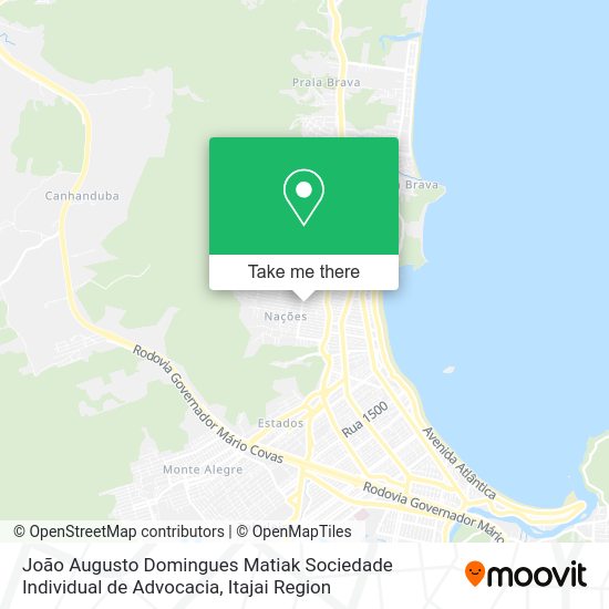 João Augusto Domingues Matiak Sociedade Individual de Advocacia map