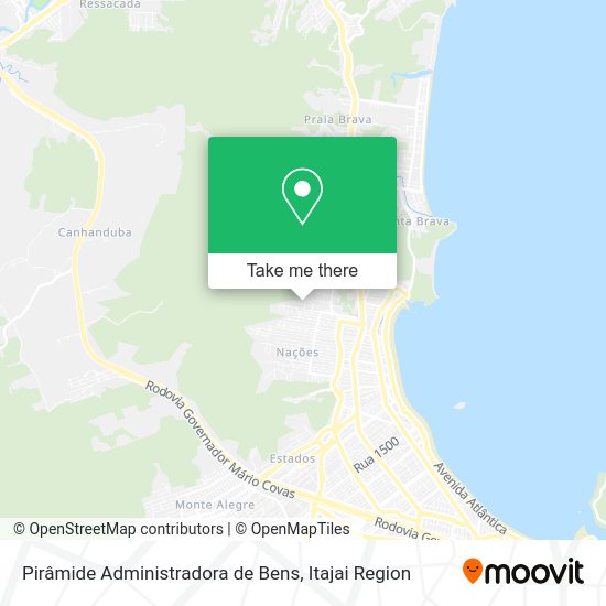 Pirâmide Administradora de Bens map