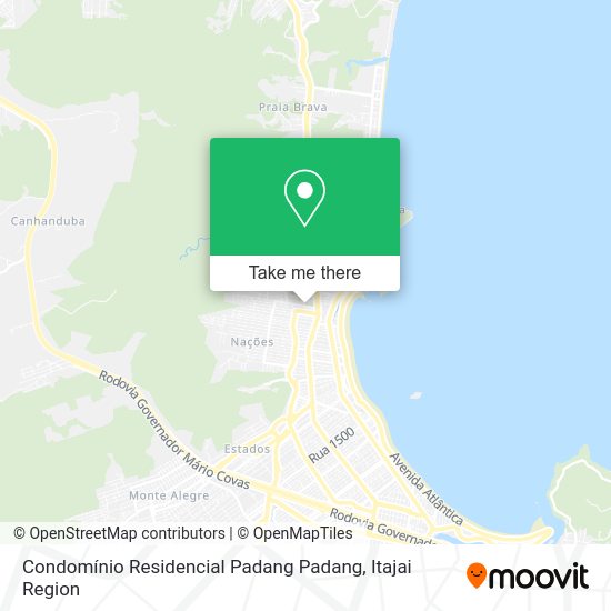 Condomínio Residencial Padang Padang map
