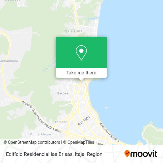 Edifício Residencial las Brisas map