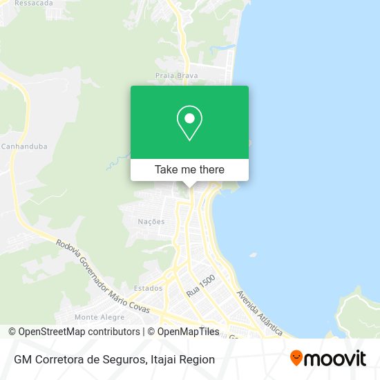 GM Corretora de Seguros map