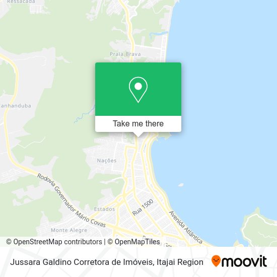 Jussara Galdino Corretora de Imóveis map