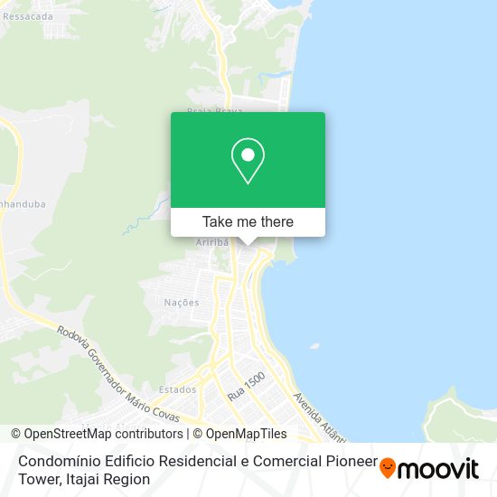 Condomínio Edificio Residencial e Comercial Pioneer Tower map