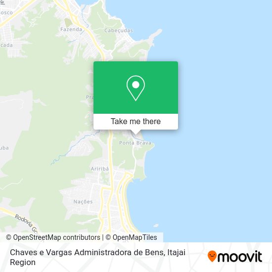 Chaves e Vargas Administradora de Bens map