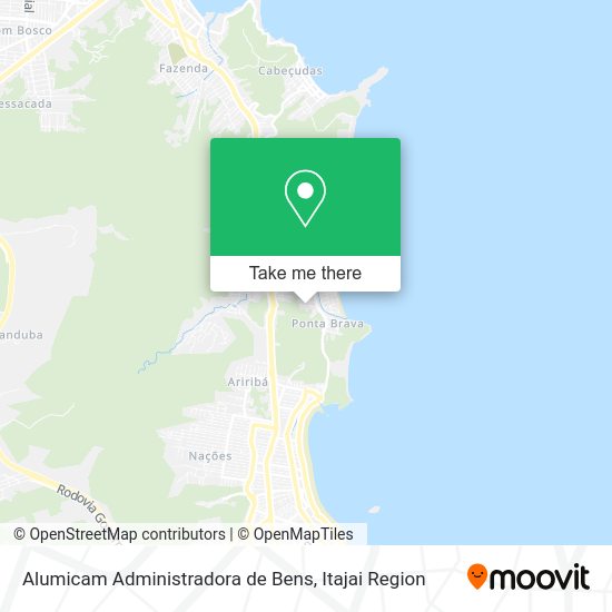 Alumicam Administradora de Bens map