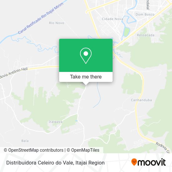 Distribuidora Celeiro do Vale map