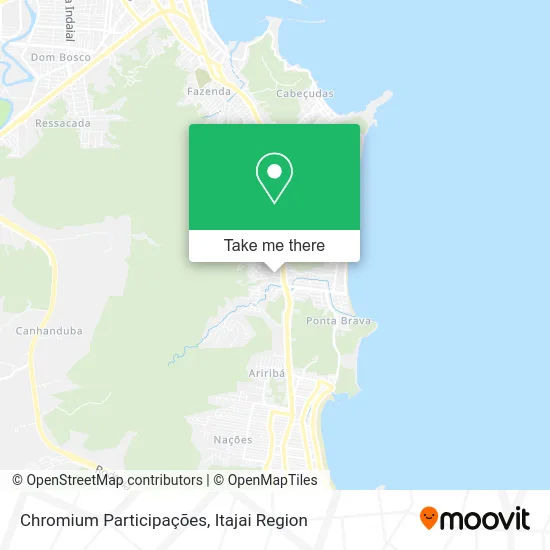 Chromium Participações map