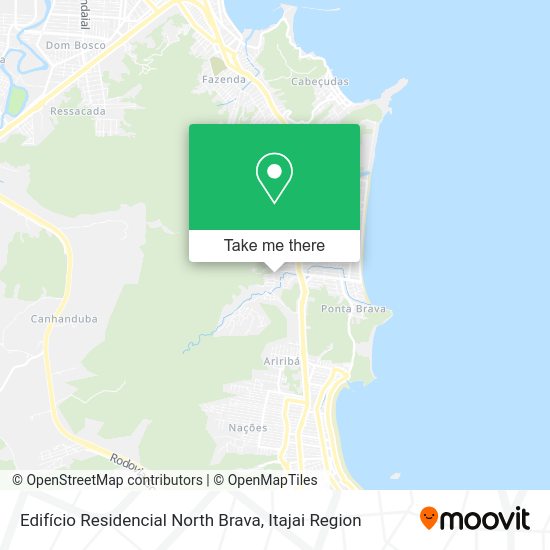 Edifício Residencial North Brava map