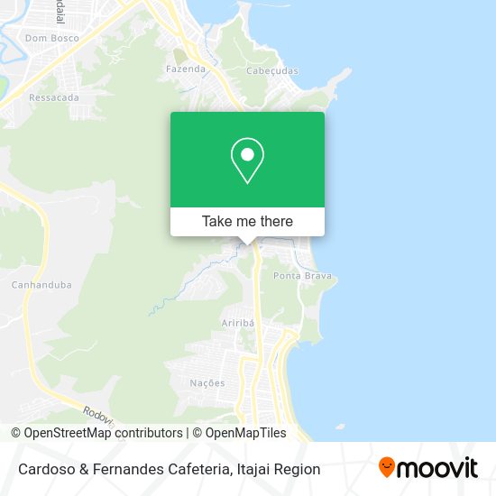 Cardoso & Fernandes Cafeteria map