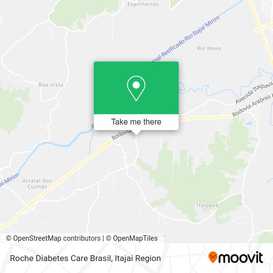 Roche Diabetes Care Brasil map