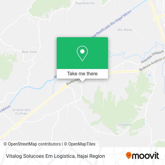 Vitalog Solucoes Em Logística map