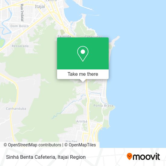 Sinhá Benta Cafeteria map