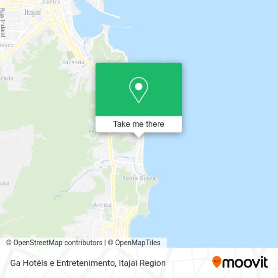 Ga Hotéis e Entretenimento map