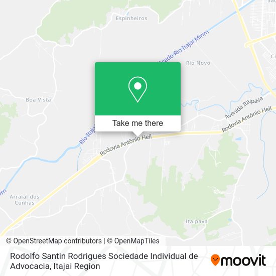 Rodolfo Santin Rodrigues Sociedade Individual de Advocacia map