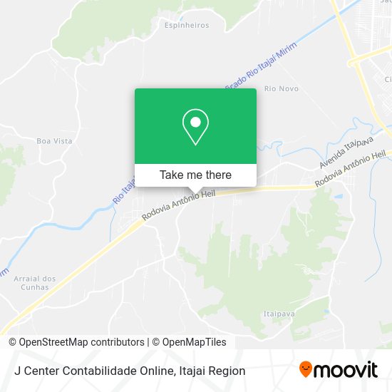 J Center Contabilidade Online map