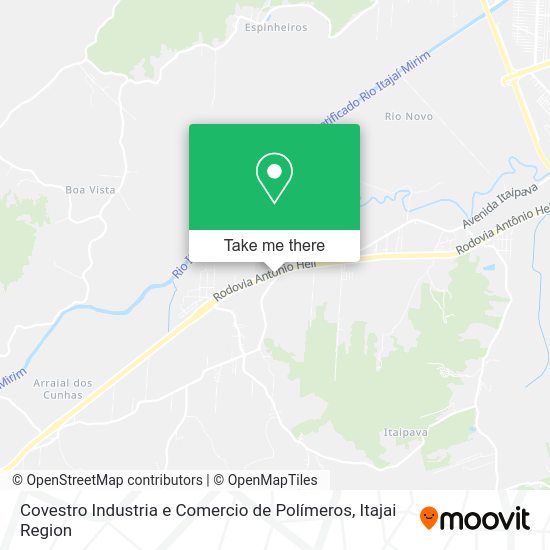 Covestro Industria e Comercio de Polímeros map