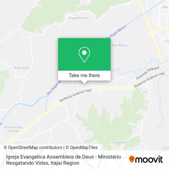 Igreja Evangelica Assembleia de Deus - Ministério Resgatando Vidas map