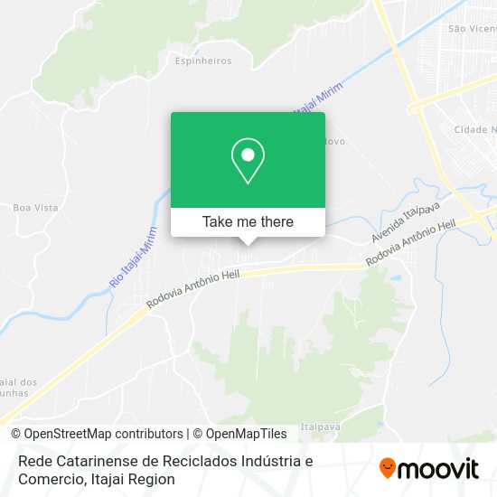 Rede Catarinense de Reciclados Indústria e Comercio map