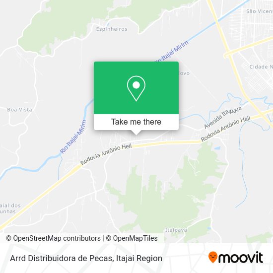 Arrd Distribuidora de Pecas map