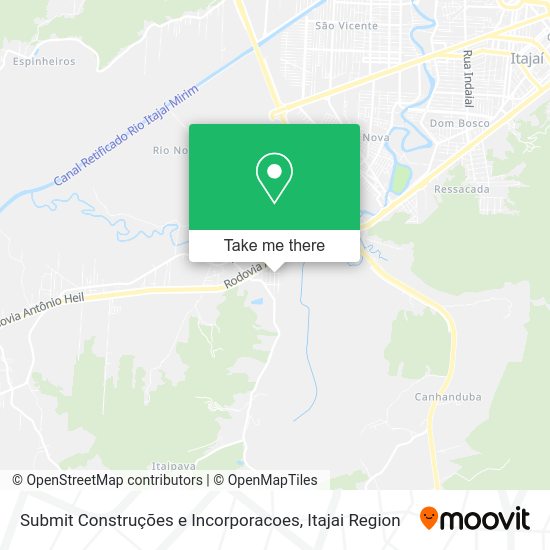 Submit Construções e Incorporacoes map