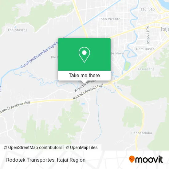 Rodotek Transportes map