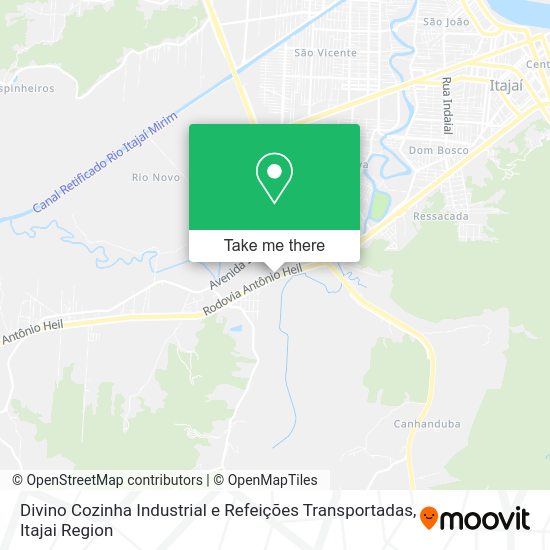Divino Cozinha Industrial e Refeições Transportadas map